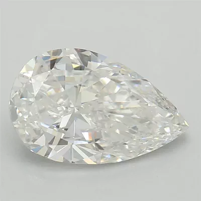 1.00ct D VS2 Very Good Cut Pear Lab Grown Diamond