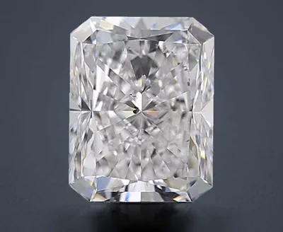 1.70ct D SI2 Rare Carat Ideal Cut Radiant Diamond