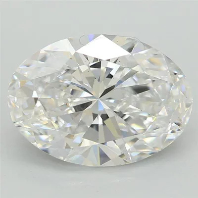 2.09ct D VS2 Rare Carat Ideal Cut Oval Lab Grown Diamond
