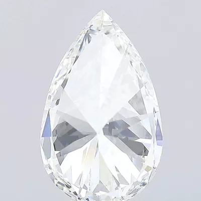 10.01ct F VS1 Rare Carat Ideal Cut Pear Lab Grown Diamond