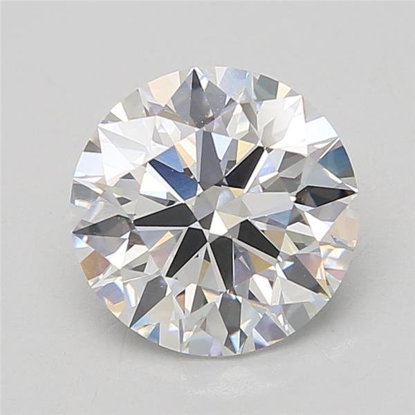 3.09ct D VS1 Rare Carat Ideal Cut Round Lab Grown Diamond