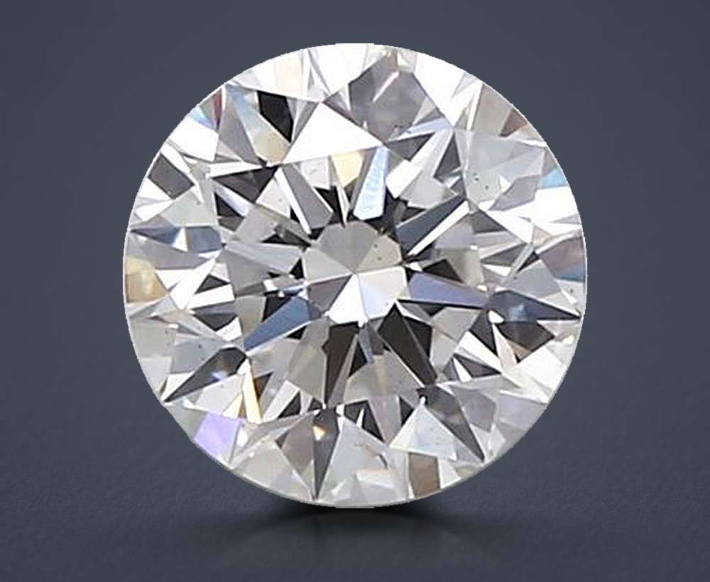 1.24ct F VS2 Rare Carat Ideal Cut Round Lab Grown Diamond