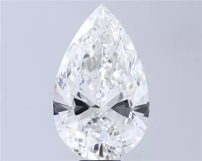 15.08ct F VS1 Rare Carat Ideal Cut Pear Lab Grown Diamond