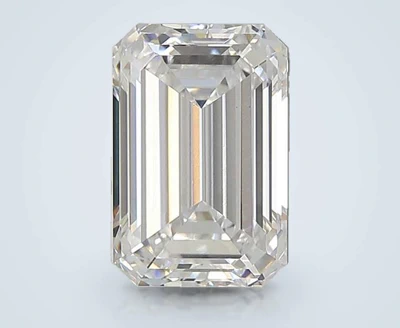 3.09ct E VS1 Rare Carat Ideal Cut Emerald Lab Grown Diamond