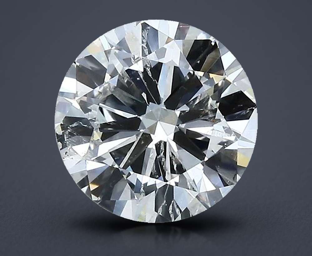 2.01ct H SI2 Good Cut Round Diamond