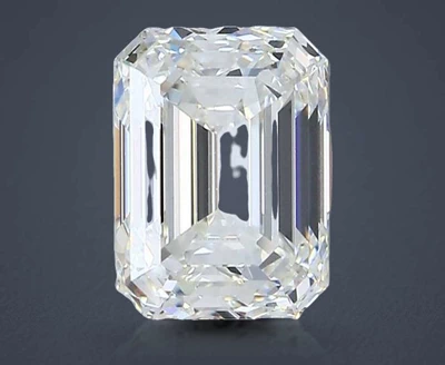 1.70ct J VVS2 Rare Carat Ideal Cut Emerald Diamond
