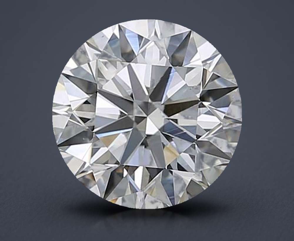 2.50ct E VS2 Rare Carat Ideal Cut Round Diamond
