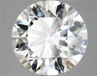 3.34ct F SI1 Rare Carat Ideal Cut Round Lab Grown Diamond