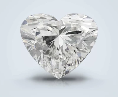 3.05ct E VVS2 Rare Carat Ideal Cut Heart Lab Grown Diamond