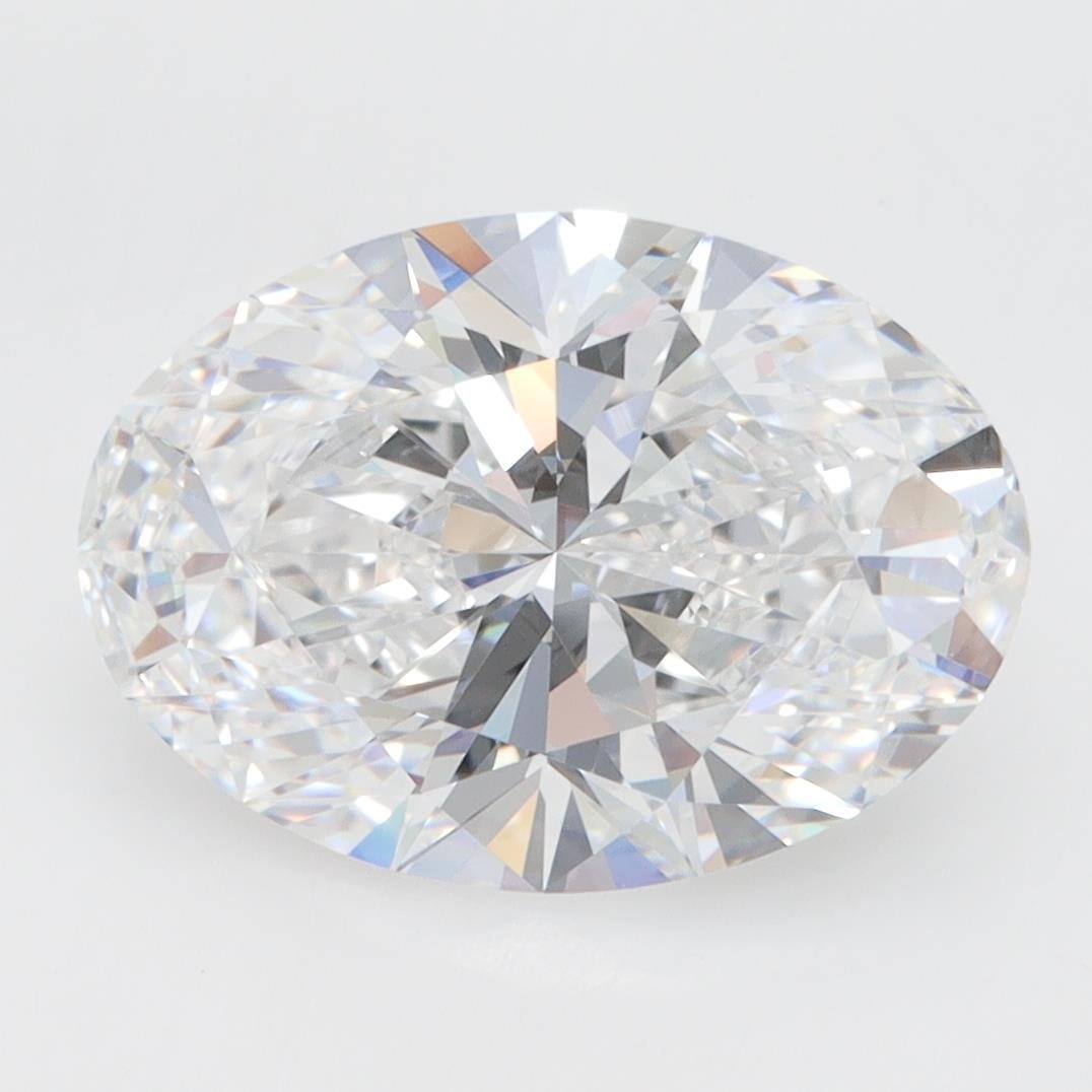 4.07ct D VVS1 Rare Carat Ideal Cut Oval Lab Grown Diamond