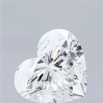 13.66ct F VS1 Rare Carat Ideal Cut Heart Lab Grown Diamond
