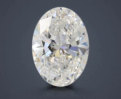 2.51ct D VS1 Rare Carat Ideal Cut Oval Lab Grown Diamond