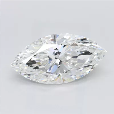 2.06ct D VVS1 Very Good Cut Marquise Lab Grown Diamond