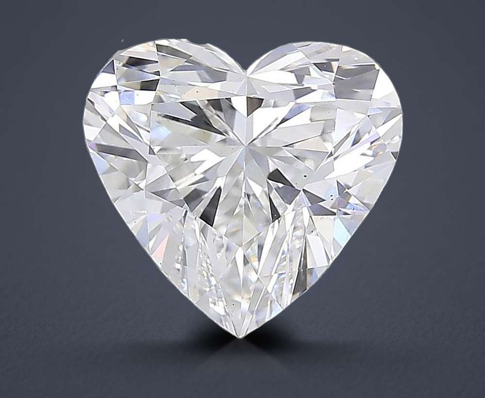 7.07ct E VS2 Rare Carat Ideal Cut Heart Lab Grown Diamond