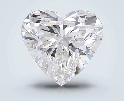 7.07ct E VS2 Rare Carat Ideal Cut Heart Lab Grown Diamond