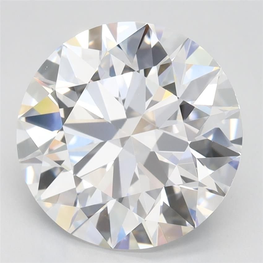3.74ct D VVS1 Rare Carat Ideal Cut Round Lab Grown Diamond