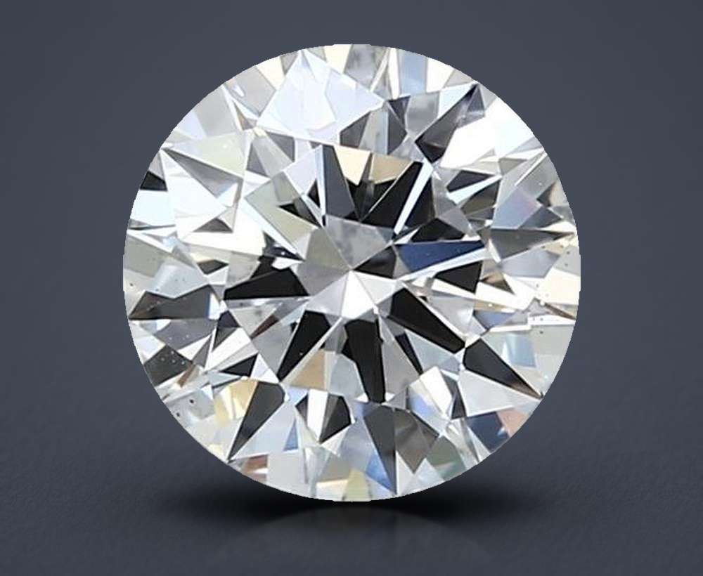1.54ct E VS2 Rare Carat Ideal Cut Round Lab Grown Diamond