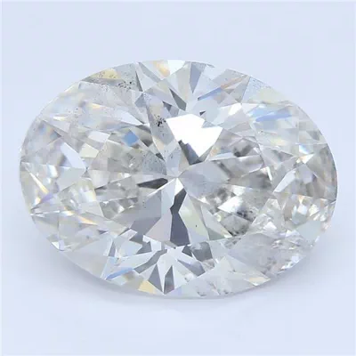 3.06ct G SI1 Rare Carat Ideal Cut Oval Lab Grown Diamond