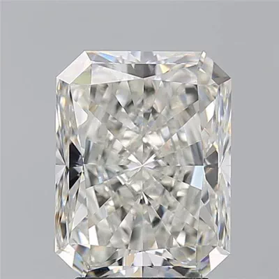 4.03ct H SI1 Rare Carat Ideal Cut Radiant Diamond