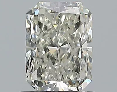 0.96ct J SI2 Rare Carat Ideal Cut Radiant Diamond