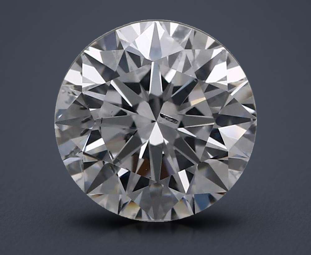 2.34ct D SI2 Rare Carat Ideal Cut Round Lab Grown Diamond