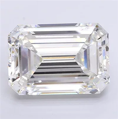 13.09ct F VVS1 Rare Carat Ideal Cut Emerald Lab Grown Diamond