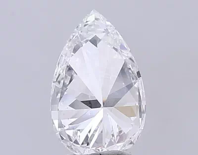 2.52ct E SI1 Rare Carat Ideal Cut Pear Lab Grown Diamond