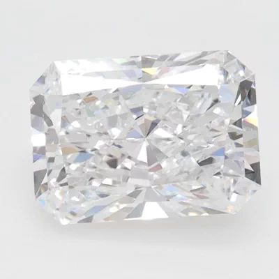 2.68ct D VVS2 Rare Carat Ideal Cut Radiant Lab Grown Diamond