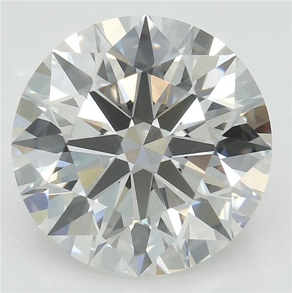 2.73ct I VVS2 Rare Carat Ideal Cut Round Lab Grown Diamond