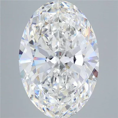 15.59ct F VVS2 Rare Carat Ideal Cut Oval Lab Grown Diamond