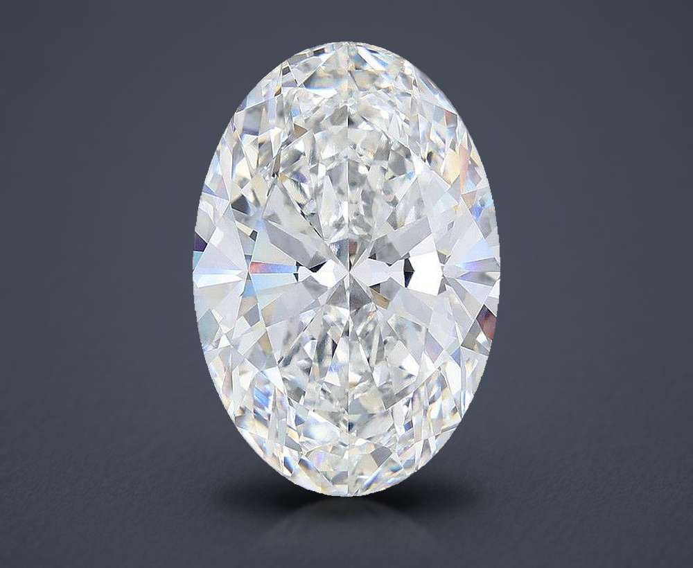 15.59ct F VVS2 Rare Carat Ideal Cut Oval Lab Grown Diamond