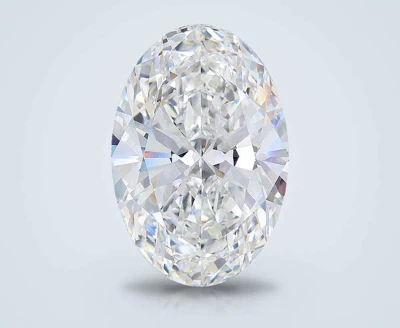 15.59ct F VVS2 Rare Carat Ideal Cut Oval Lab Grown Diamond