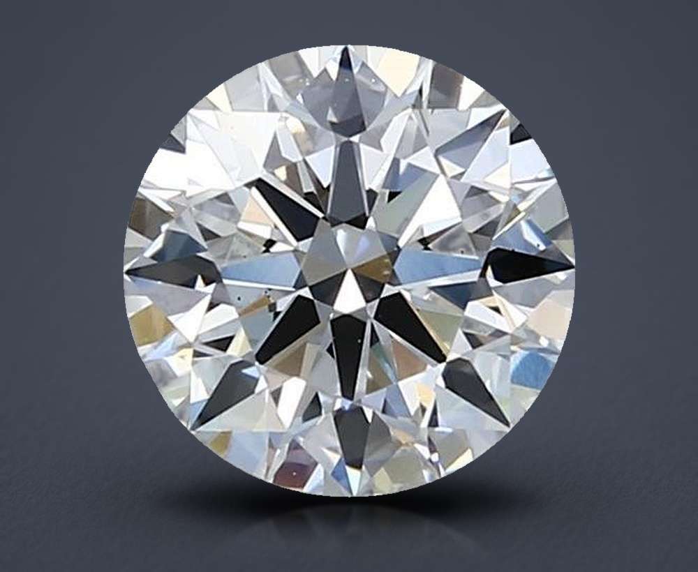1.54ct D VS2 Rare Carat Ideal Cut Round Lab Grown Diamond