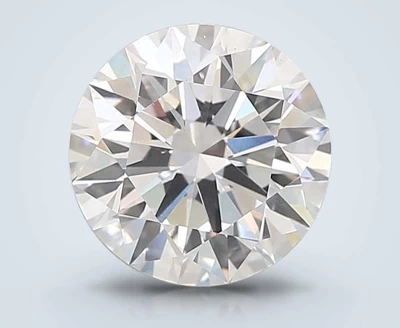 5.27ct E VVS2 Rare Carat Ideal Cut Round Lab Grown Diamond