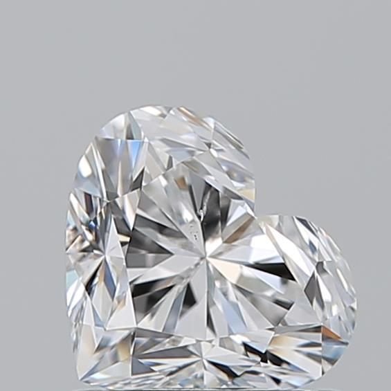 1.02ct F SI1 Rare Carat Ideal Cut Heart Diamond