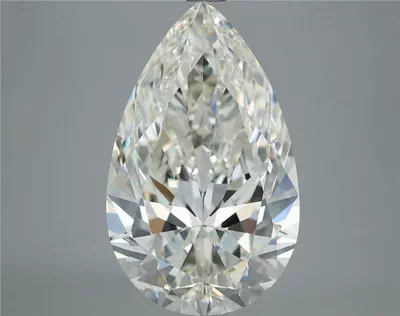 5.03ct J VS2 Rare Carat Ideal Cut Pear Diamond