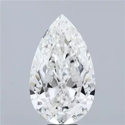 13.11ct F VS1 Rare Carat Ideal Cut Pear Lab Grown Diamond