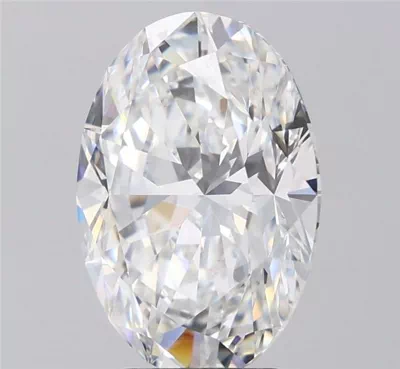 5.15ct G VVS2 Rare Carat Ideal Cut Oval Diamond