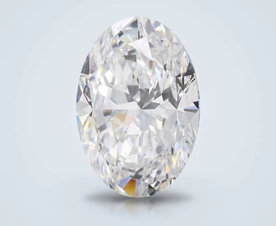 5.15ct G VVS2 Rare Carat Ideal Cut Oval Diamond