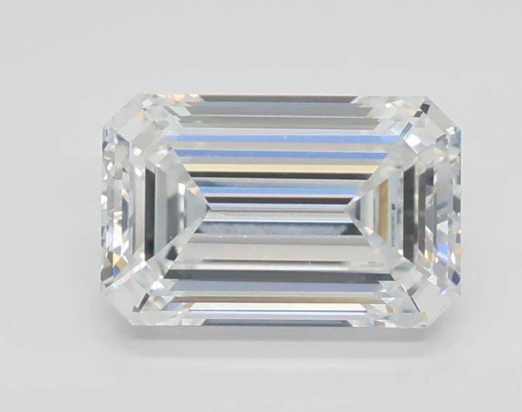 0.89ct D VVS2 Rare Carat Ideal Cut Emerald Lab Grown Diamond