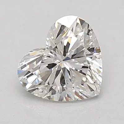1.08ct D VVS2 Rare Carat Ideal Cut Heart Lab Grown Diamond