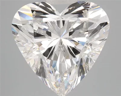 5.02ct F VS1 Rare Carat Ideal Cut Heart Lab Grown Diamond