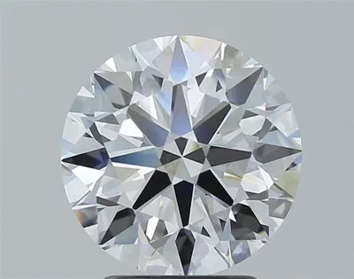 2.73ct D FL Rare Carat Ideal Cut Round Diamond