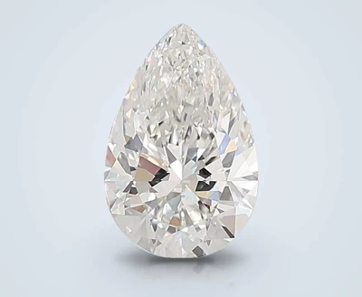 4.55ct F VS1 Rare Carat Ideal Cut Pear Lab Grown Diamond