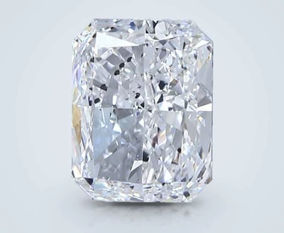 2.50ct D SI1 Rare Carat Ideal Cut Radiant Diamond