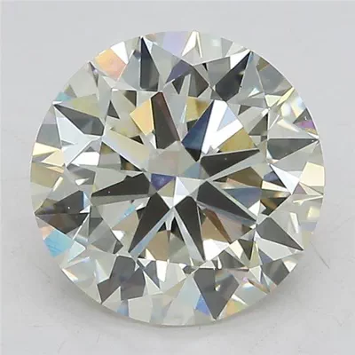 3.00ct J VVS2 Excellent Cut Round Lab Grown Diamond