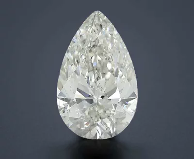 5.10ct J SI2 Rare Carat Ideal Cut Pear Diamond