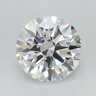 3.42ct E VVS2 Rare Carat Ideal Cut Round Lab Grown Diamond