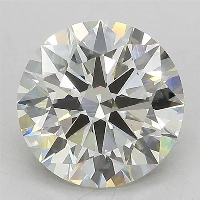 3.05ct J VS1 Rare Carat Ideal Cut Round Lab Grown Diamond
