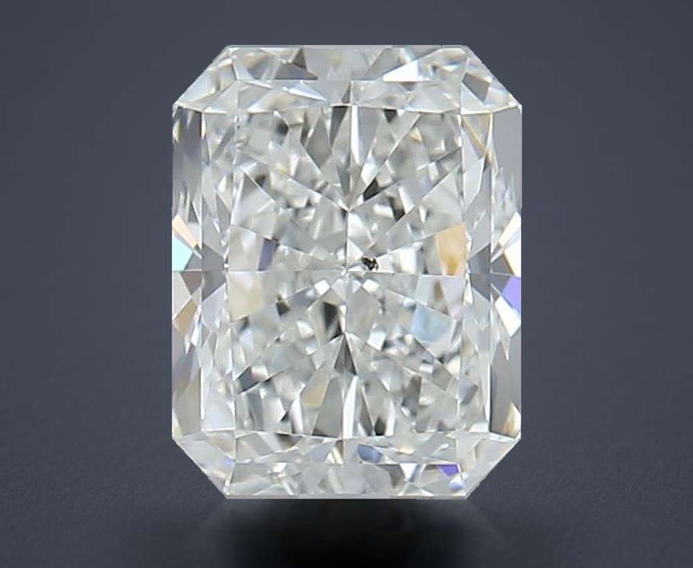1.04ct G SI1 Rare Carat Ideal Cut Radiant Diamond